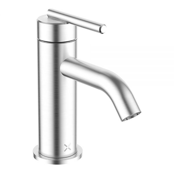 Crosswater 3ONE6 Lever Stainless Steel Mini Basin Mixer Tap