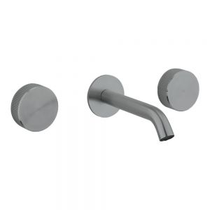 Crosswater 3ONE6 Slate 3 Hole Wall Mounted Basin Mixer Tap