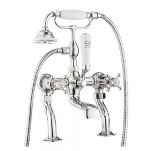 Crosswater Belgravia Crosshead Chrome Bath Shower Mixer Tap
