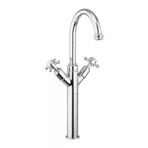 Crosswater Belgravia Crosshead Chrome Tall Basin Mixer Tap