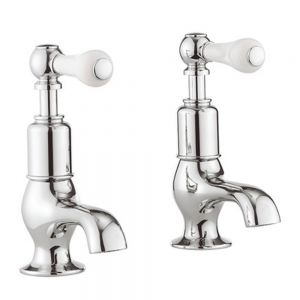 Crosswater Belgravia Lever Chrome Basin Pillar Taps