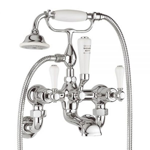 Crosswater Belgravia Lever Chrome Bath Shower Mixer Tap #2