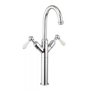 Crosswater Belgravia Lever Chrome Tall Basin Mixer Tap
