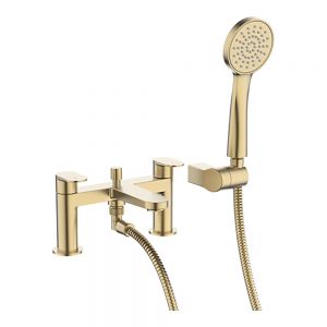 Crosswater Drift Brushed Brass Bath Shower Mixer Tap