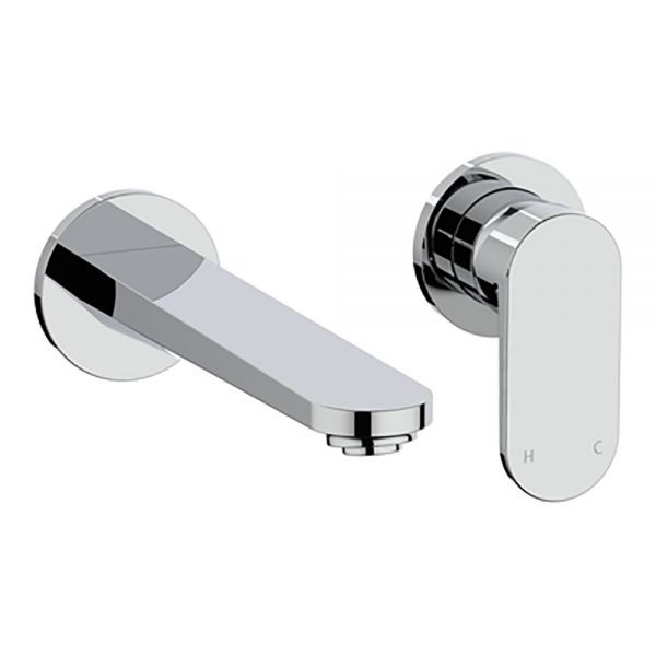 Crosswater Drift Chrome Wall Mounted Basin Mixer Tap