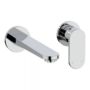 Crosswater Drift Chrome Wall Mounted Basin Mixer Tap
