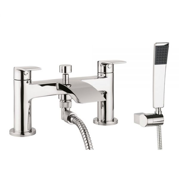 Crosswater Flow Chrome Bath Shower Mixer Tap