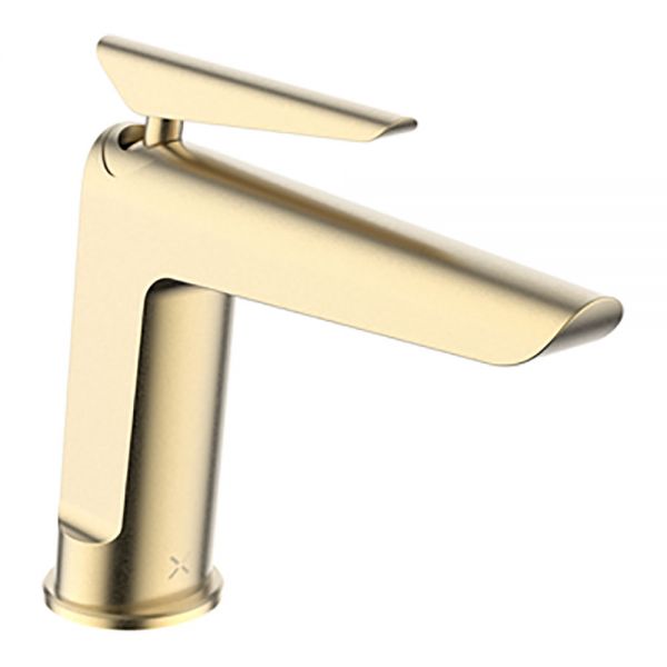 Crosswater Foile Brushed Brass Mono Basin Mixer Tap