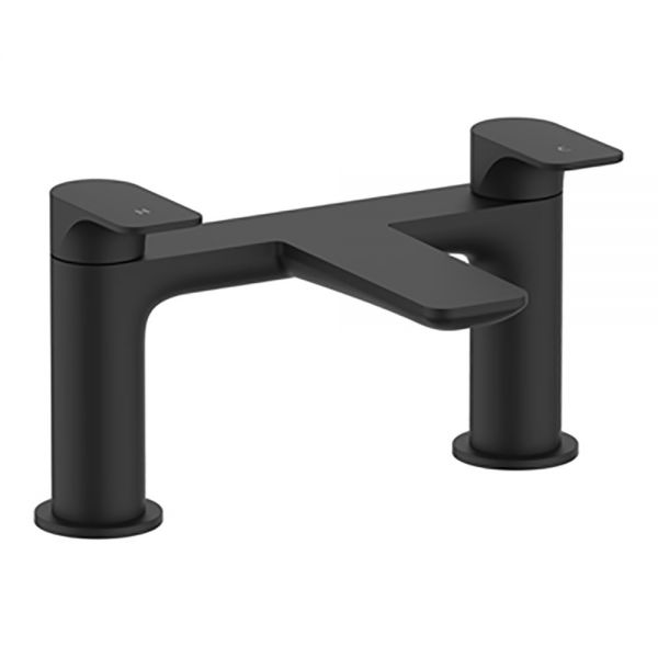 Crosswater Fuse Matt Black Bath Filler Tap