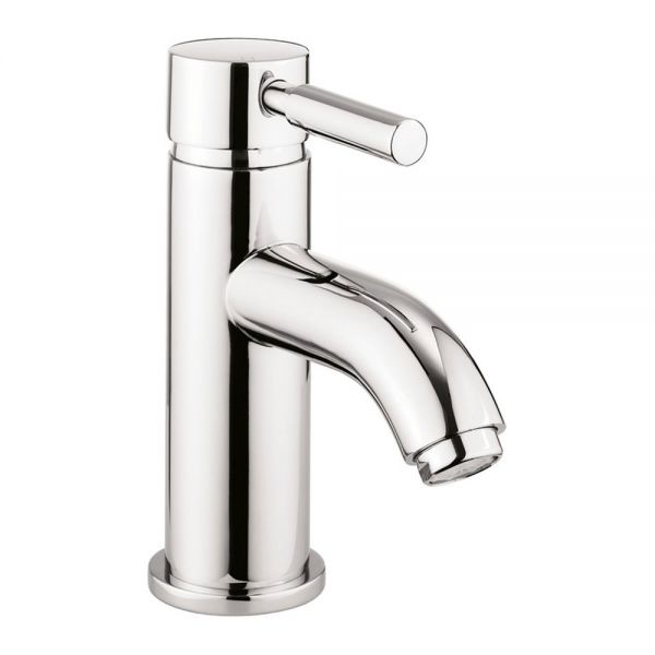 Crosswater Fusion Chrome Mono Basin Mixer Tap with Click Clack Waste