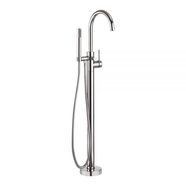 Crosswater Fusion Chrome Floor Standing Bath Shower Mixer Tap