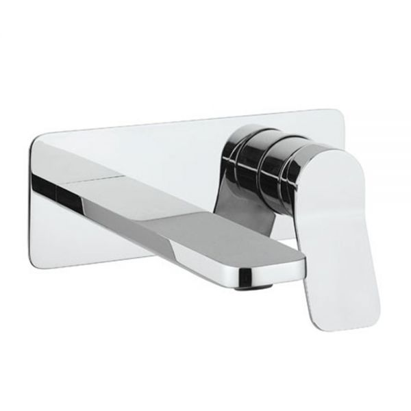 Crosswater Glide II Chrome Wall Mounted Basin Mixer Tap