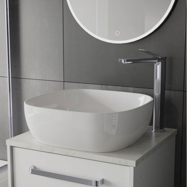 Crosswater Glide II Chrome Tall Basin Mixer Tap #2