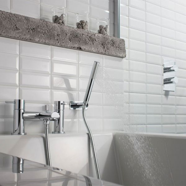 Crosswater Kai Lever Chrome Bath Shower Mixer Tap #3
