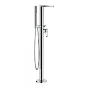 Crosswater Lazo Chrome Floor Standing Bath Shower Mixer Tap