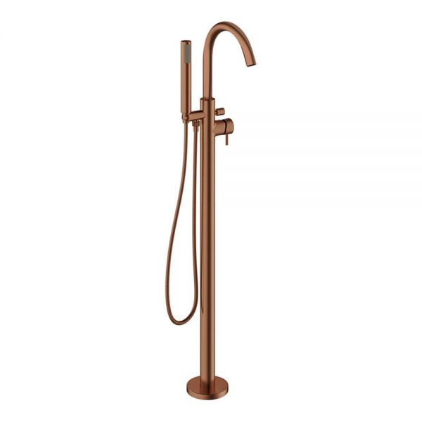 Crosswater MPRO Brushed Bronze Floor Standing Bath Shower Mixer Tap