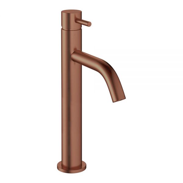 Crosswater MPRO Brushed Bronze Tall Basin Mixer Tap