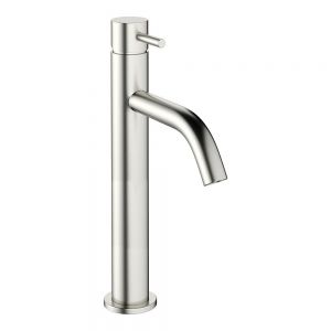 Crosswater MPRO Brushed Stainless Steel Effect Tall Basin Mixer Tap