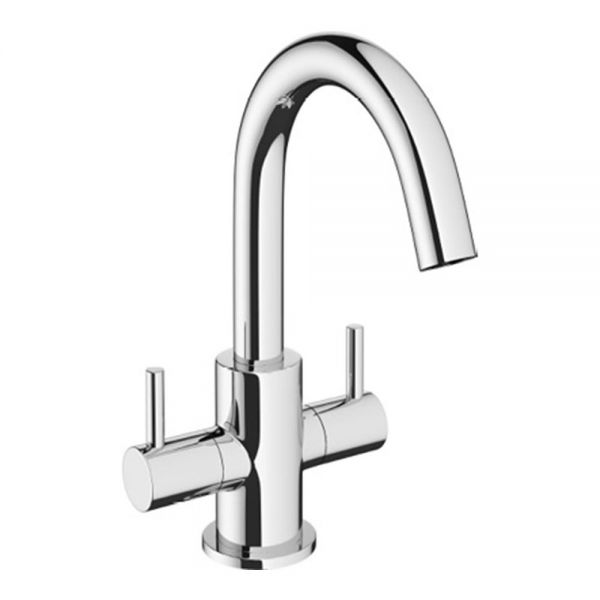 Crosswater MPRO Chrome Mono Basin Mixer Tap with Dual Levers