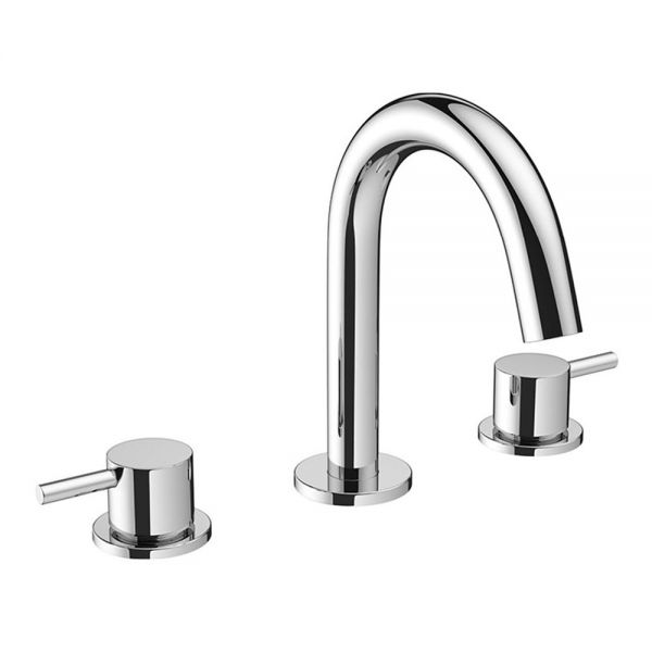 Crosswater MPRO Chrome Deck Mounted 3 Hole Basin Mixer Tap