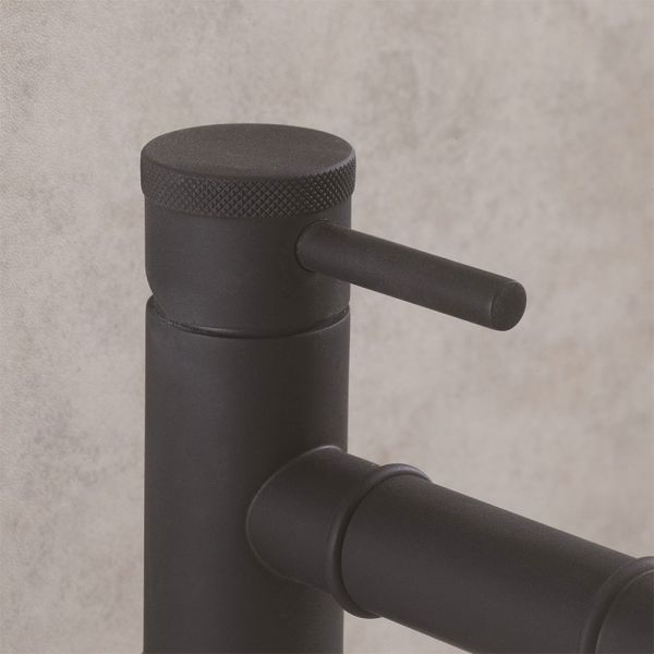 Crosswater MPRO Industrial Carbon Black Mono Basin Mixer Tap #3