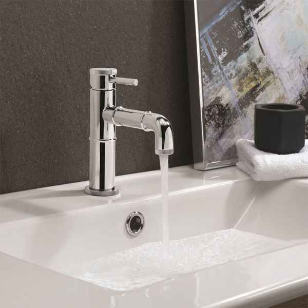 Crosswater MPRO Industrial Chrome Mono Basin Mixer Tap #2