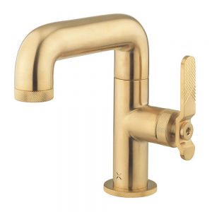 Crosswater Union Lever Brass Mono Basin Mixer Tap