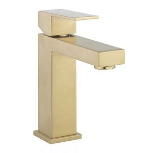 Crosswater Verge Brushed Brass Mono Basin Mixer Tap