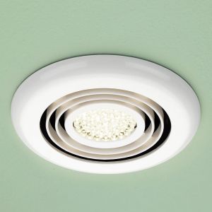 hib. Cyclone White Illuminated Ceiling Fan 32600
