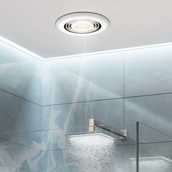 hib. Cyclone White Illuminated Ceiling Fan 32600 #4