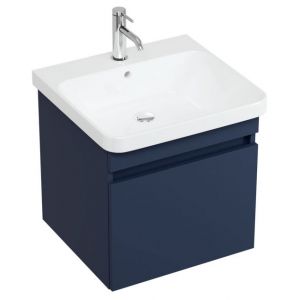 Britton Dalston 500mm Matt Blue Wall Hung Vanity Unit and Basin