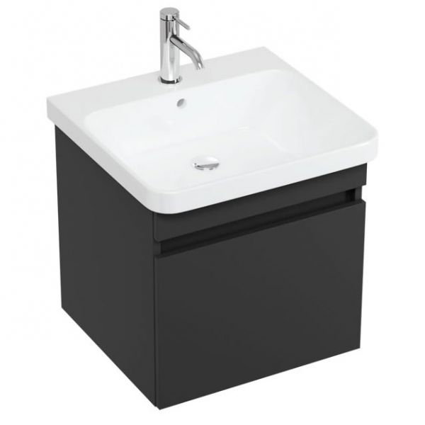 Britton Dalston 500mm Matt Grey Wall Hung Vanity Unit and Basin