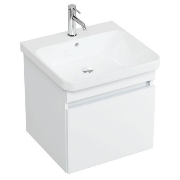 Britton Dalston 500mm Matt White Wall Hung Vanity Unit and Basin