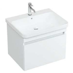 Britton Dalston 600mm Matt White Wall Hung Vanity Unit and Basin