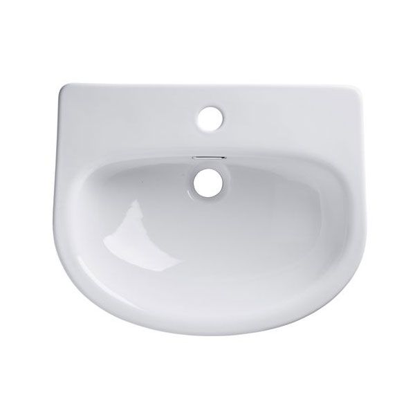 Roper Rhodes Archetype 475mm 1 Tap Hole Slim Semi Countertop Basin