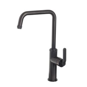 JTP Decor Brushed Black Swivel Kitchen Mixer Tap