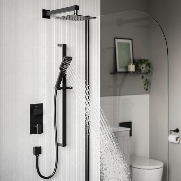 Bristan Delgado Black Two Outlet Shower Pack #3