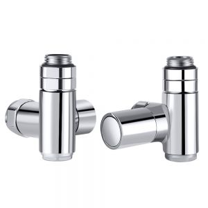 JTP Chrome Dual Fuel Radiator Valves