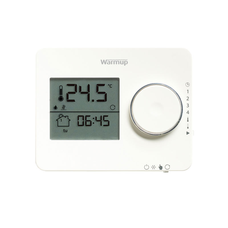 Warmup Tempo White Digital Programmable Thermostat DIAC0030 DIAC0030