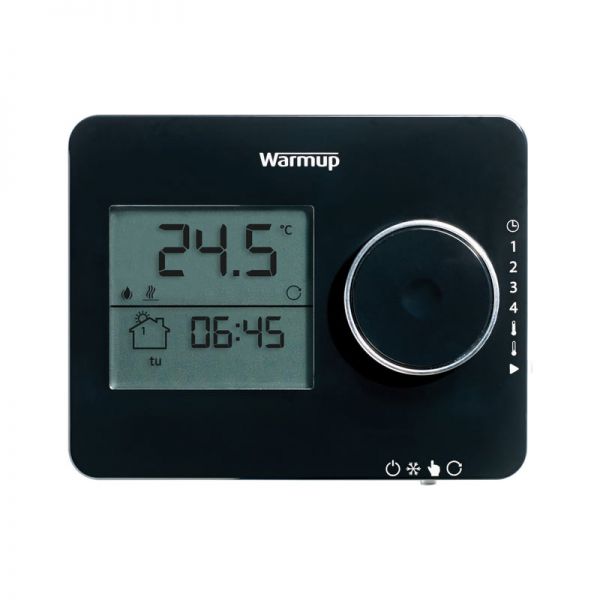 Warmup Tempo Black Digital Programmable Thermostat DIAC0032 DIAC0032