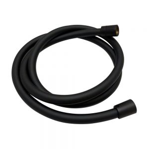 Vema Timea Black 1.5m PVC Flexible Shower Hose