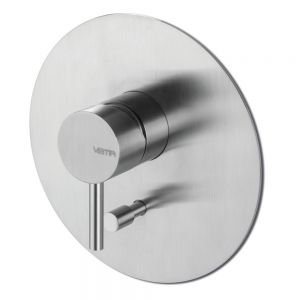 Vema Tiber Stainless Steel Two Outlet Shower Valve with Integrated Diverter
