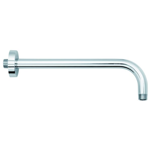 Vema Brass 400mm Round Wall Shower Arm