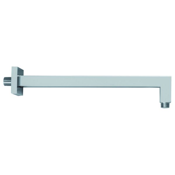 Vema Brass 400mm Square Wall Shower Arm