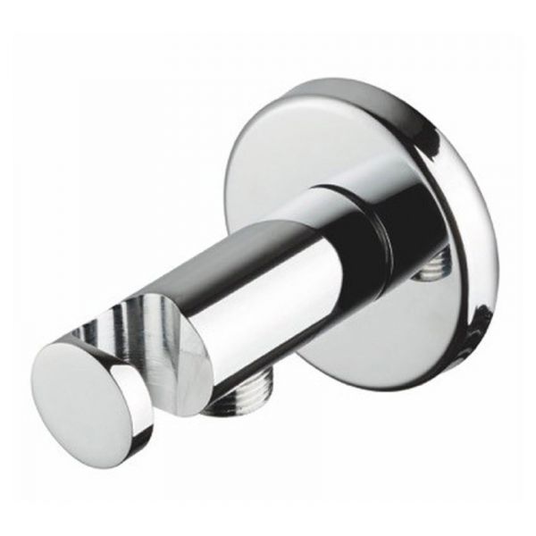 Vema Round Handset Wall Bracket with Wall Outlet