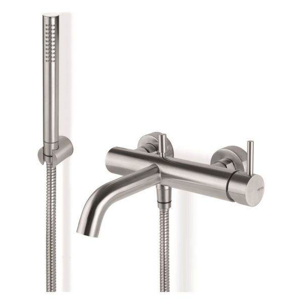 Vema Tiber Stainless Steel Wall Mounted Bath Shower Mixer Tap