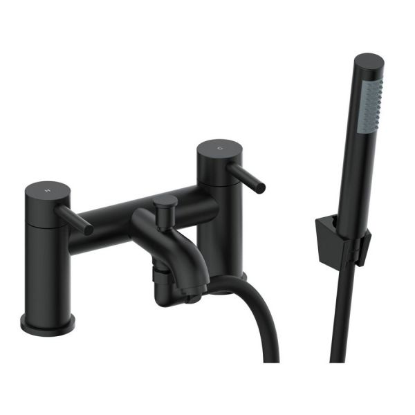 Moods Eustache Matt Black Bath Shower Mixer Tap