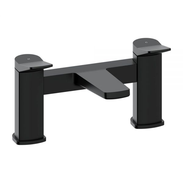 Moods Nova Matt Black Bath Filler Tap