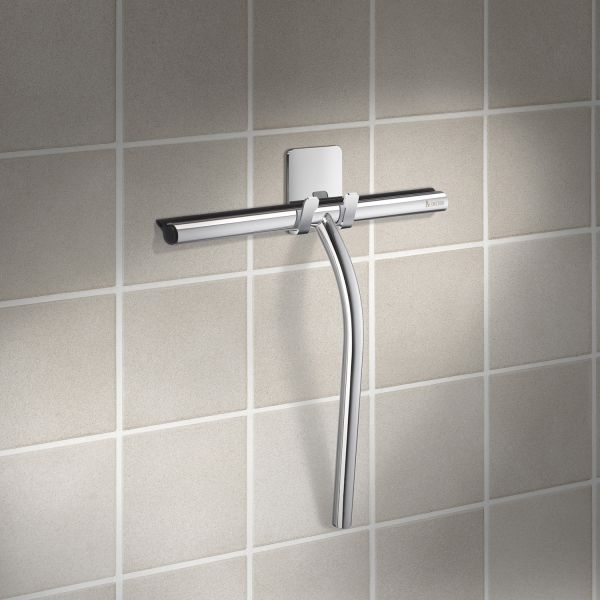 Smedbo Sideline Chrome Shower Squeegee with Self Adhesive Hook DK2140 #2