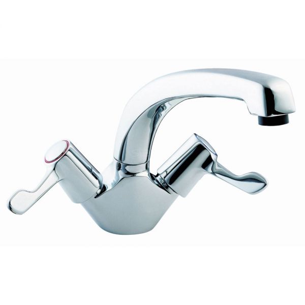 Clearwater Venue Chrome Monobloc Double Lever Kitchen Sink Mixer Tap 1TH